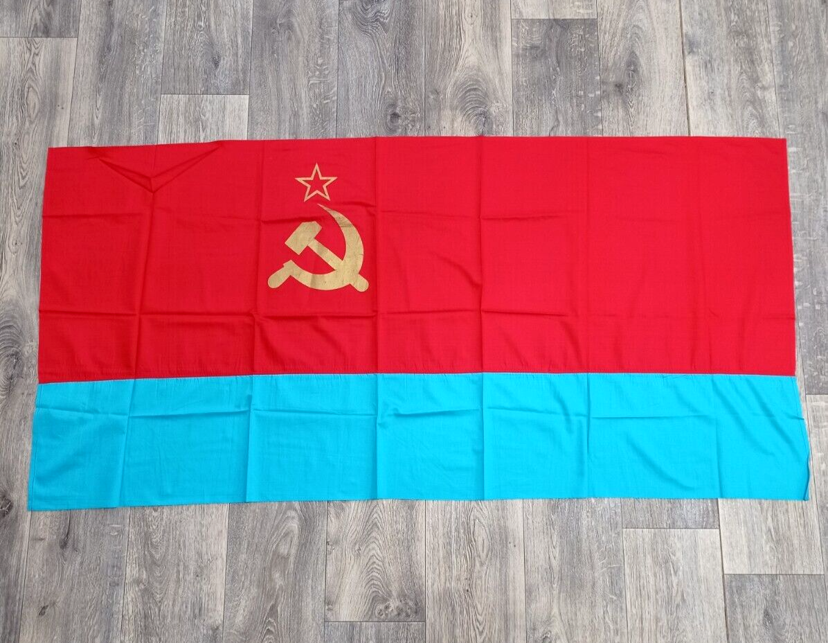 レア！豪華特大ヴィンテージ実物70s 旧ソ連時代レーニン旗フラッグ共産