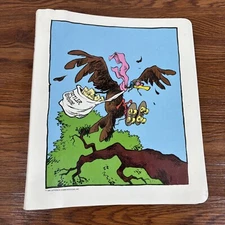 1982 School Binder - SHOE Comic Strip - Gary Brookins Susie MacNelly - RARE