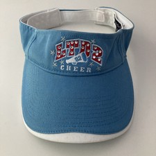 Vtg Limited Too Y2k Kids Blue Cotton  Cheerleader Embellished  Visor Adjustable