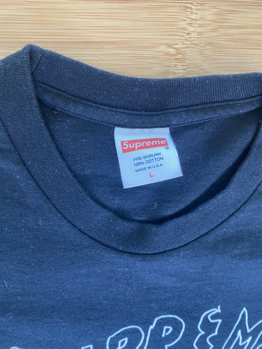 Supreme daniel top johnston pizza tee