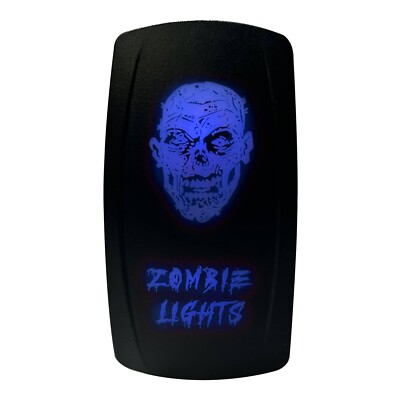 Blue ''Zombie'' On/Off Rocker Switch Fits Racer RZR Maverick X3 YXZ Off Road
