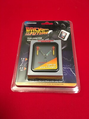Back To The Future Flux Capacitor USB Car Charger by ThinkGeek - NEW!