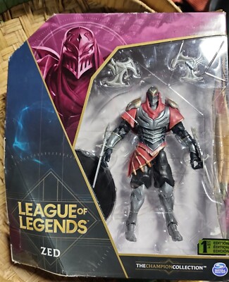 League of Legends 6-Inch Zed Collectible Figure The Champion Collection NEW