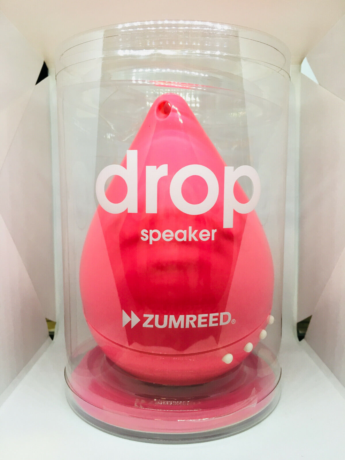 Zumreed Sale item Drop Ranking TOP9 Speaker Portable Color Pink Water Resistant Shock P