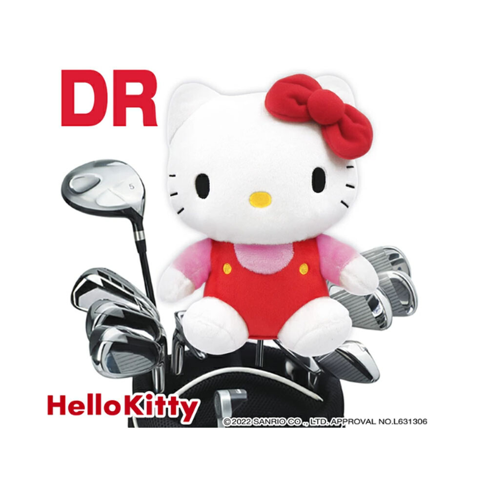 Hello Kitty B.V.D. ゴルフ ぬいぐるみ Sanrio Hello Kitty Driver Head Cover Pink 460cc Plush for Golf
