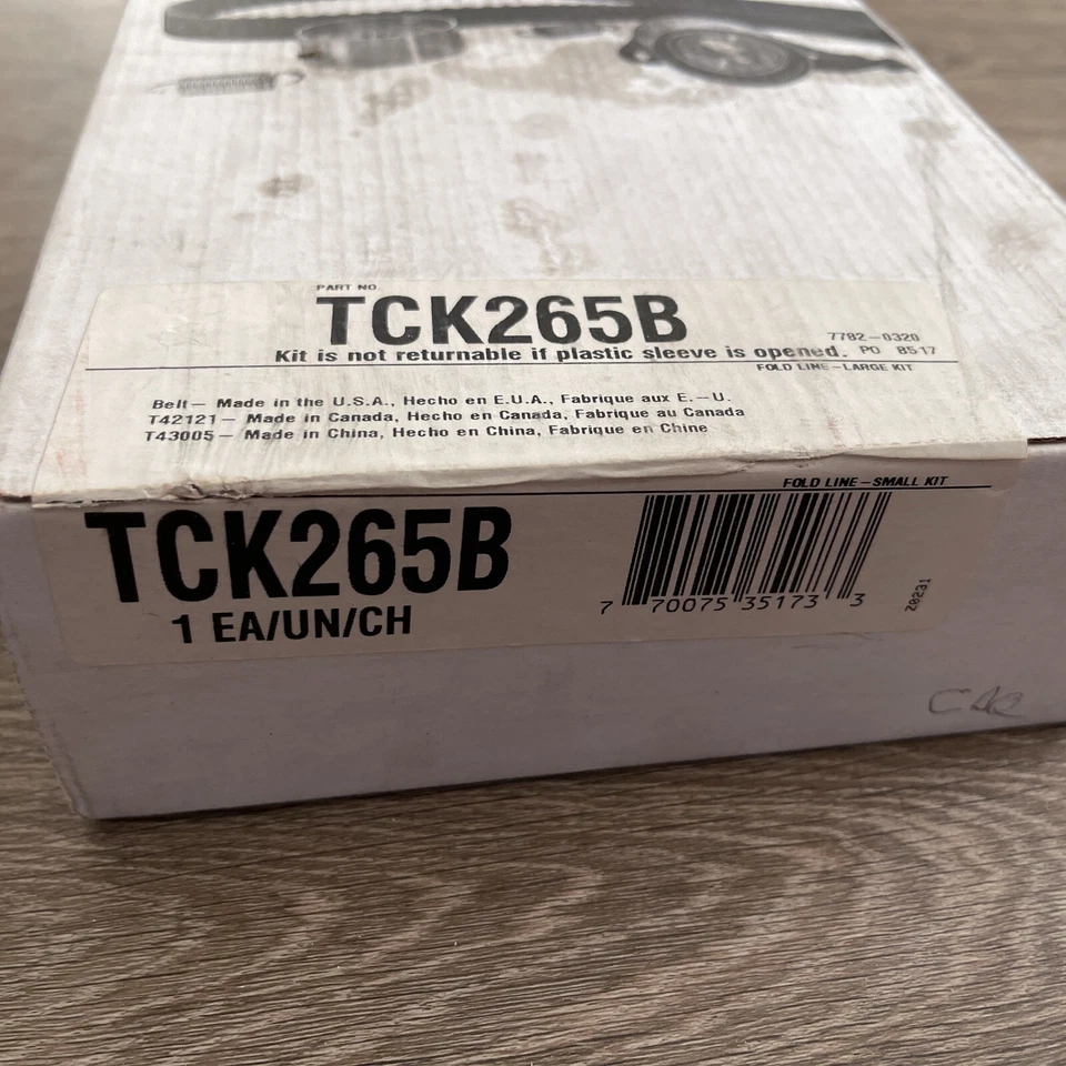Kit de correa de distribución bomba de agua para Chrysler Voyager Dodge Stratus Jeep 2,4 L 2002-10 Foto 2 de 2