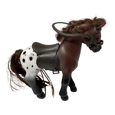 Vintage Kid Kore Appaloosa Horse with Saddle and Bridle