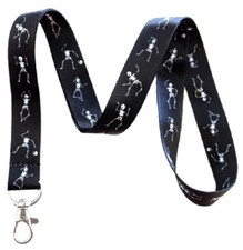 Horror  Skull Themed Lanyards Id Badge Holders Keychains By Execucat