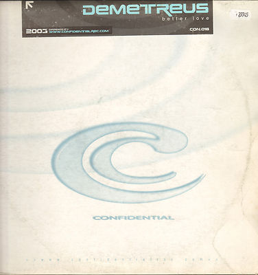 DEMETREUS - Better Love - Confidential - 2003 - Italy - CON 018