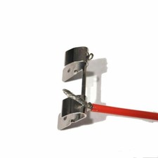 ELECTRIC CONNECTIONS 2 Cell Leaf Spring Battery Contact, Nickel Plated