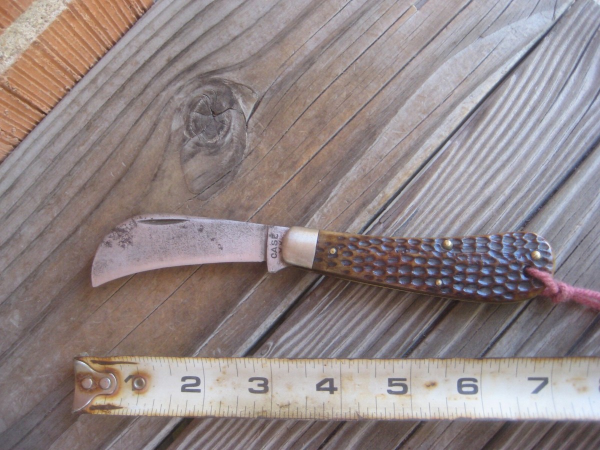 1940s Vintage 1 Blade CASE XX - 61011 ** Carbon Hawkbill Pruner