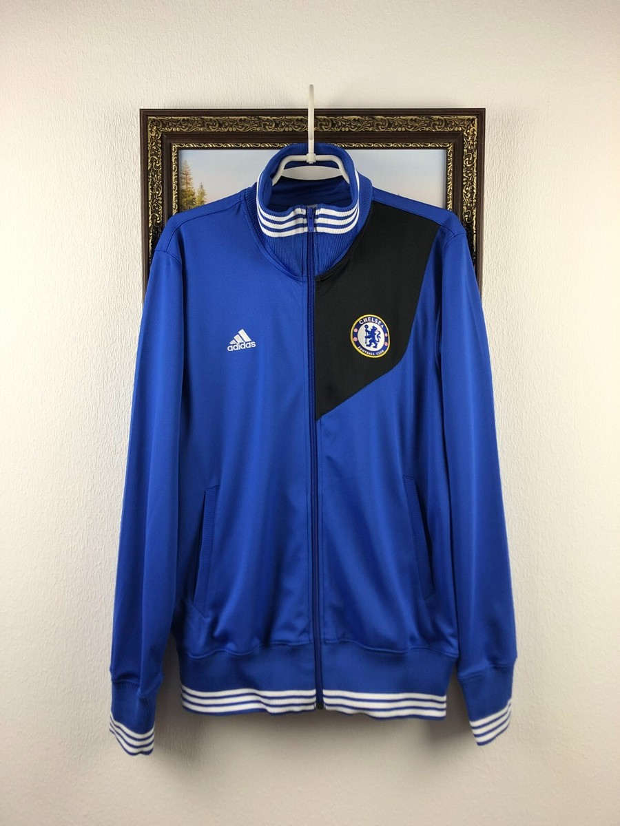 トップス Rare 00s adidas CHELSEA Track Jacket Vintage Adidas Chelsea Football Jacket Soccer Track Top Mens