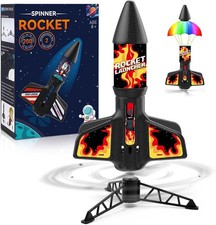 Rocket Launcher for Kids - Self-Launching 200 Ft Motorized Outdoor Electric Play