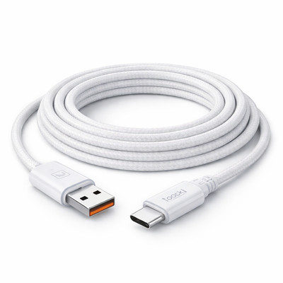 USB-C Schnellladekabel 2m 66W 6A   USB-A auf Typ C & Daten