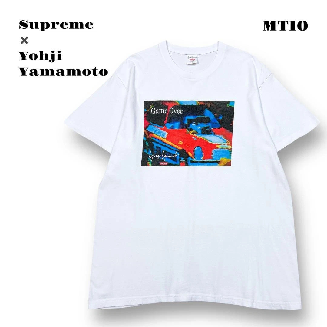 T shirt homme Supreme L Yohji Yamamoto manches courtes emblématique streetwear occasion