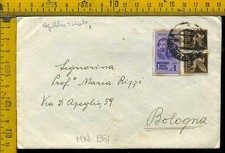 RSI F.lli Bandiera Imperiale su Busta venezia x Bologna mn 361