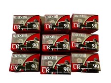 Maxell UR 90 Blank Audio Cassettes 90 min each New Sealed Lot 52