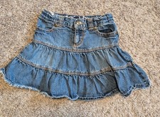 Baby GAP Girls Denim Jean Skirt Size 2T VGUC