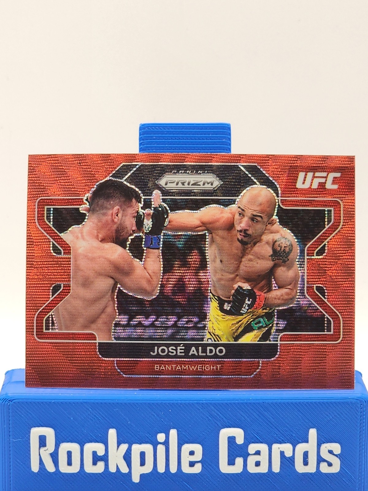 Jose Aldo #14 Ufc Cards 2022 Panini Prizm UFC trading card — raw and PSA graded price guide