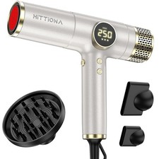 HITTIONA Infrared Ionic Hair Dryer Dual Voltage Travel 2000W Fast Drying
