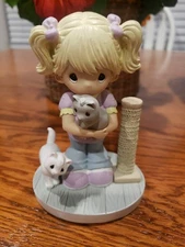 Precious Moments SOME BLESSINGS COME COVERED IN FUR Pawprints on My Heart