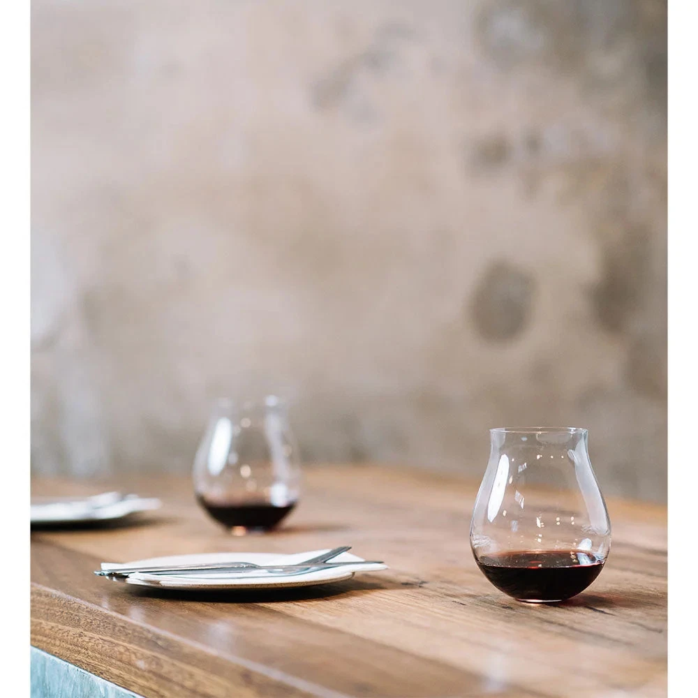 Set of 4 Steamless B+ Wine Glasses 670ml 23X23X14cm Red Plumm