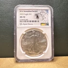 2023 $1 U.S. Silver Eagle Invention Series Digital Camera 1 oz NGC MS 70