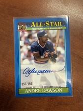 2026 Topps Series 2 - Andre Dawson 1991 All-Stars On Card Auto Blue /150! Cubs