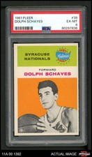 1961 Fleer #39 Dolph Schayes Nationals-BSKB HOF NYU PSA 6 - EX/MT