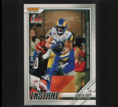 2021 Panini Instant Los Angeles Rams Super Bowl LVI Champions - Cooper Kupp #35