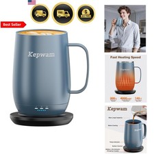 Heated Coffee Mug 20oz Self Heating Mug with 8 Hrs Battery Temperature Control