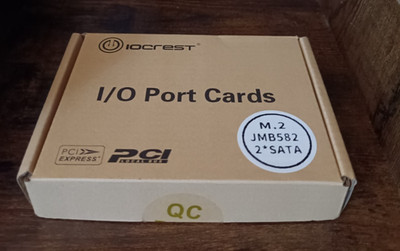 Iocrest I/O Port Cards - JMB582