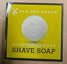 Luxury Shaving Soap Puck Bar Lather Light Fresh Scent 3.5 oz