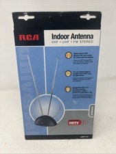 Genuine RCA ANT110 Universal UHF VHF FM Stereo Indoor TV Antenna HDTV