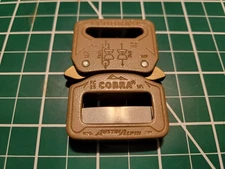 AustriAlpin 1" 25mm Cobra Buckle Coyote Brown Aluminum SCRATCHED
