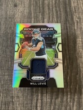 Will Levis 2023 Prizm Rookie Gear Mem Card #RG-WL RC Titans. rookie card picture