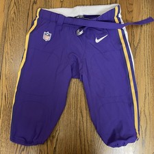 Olabisi Johnson 81 Minnesota Vikings NFL Nike Game Worn Purple Pants Size 34