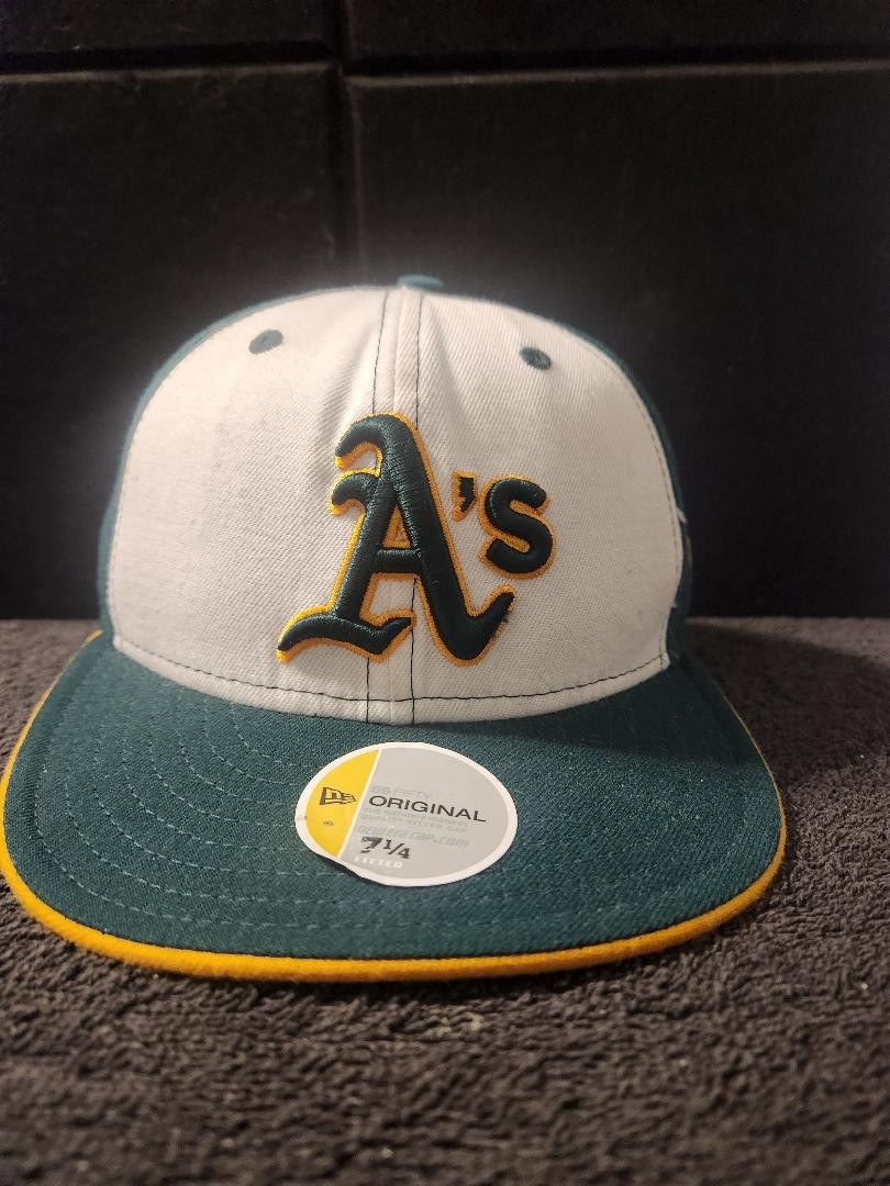 Oakland Athletics Green Gold Stomper 59FIFTY New Era Size 7 1/4 Cap