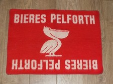 !! Ancien vintage tapis jeu bar bière PLV PELFORTH PELICAN Envoi GRATUIT !!