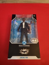 McFarlane DC Multiverse Lucius Fox Batman Begins Action Figure PLATINUM