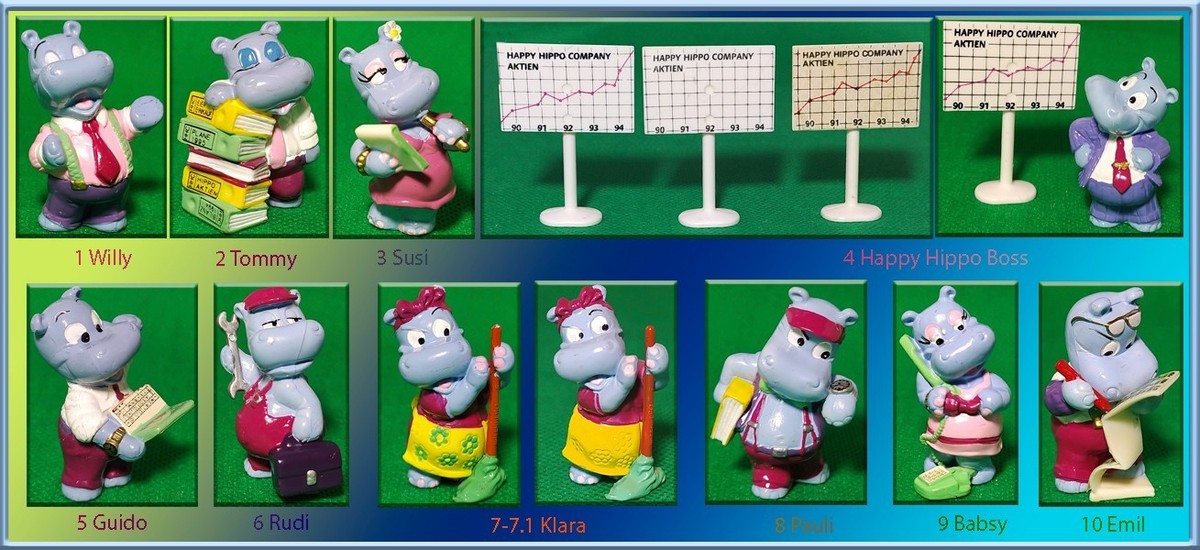 KINDER SURPRISE HAPPY HIPPO COMPANY OFFICE 1994 #212 | eBay
