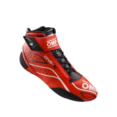 Chaussures de course de rallye OMP ONE-S (approuvées FIA) rouge ...