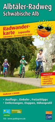 Albtäler-Radweg, Schwäbische Alb