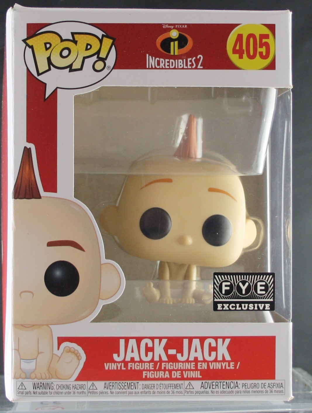 En Oferta Funko Pop! Disney Pixar Incredibles 2 Jack-Jack #405 Fye Exclusive - Damaged Box