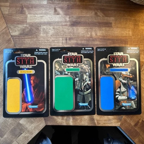 Star Wars Revenge Of The Sith Proof Card Vintage CDCC UNPUNISHED VC16 , 17 , 19