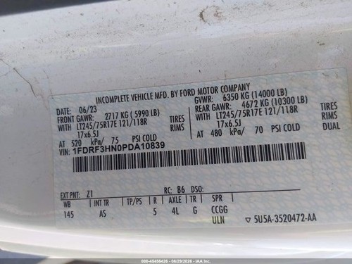 2023-2025 FORD F250SD PICKUP Transfer Case 6.7L 6' 9" Box OEM - Picture 8 of 24