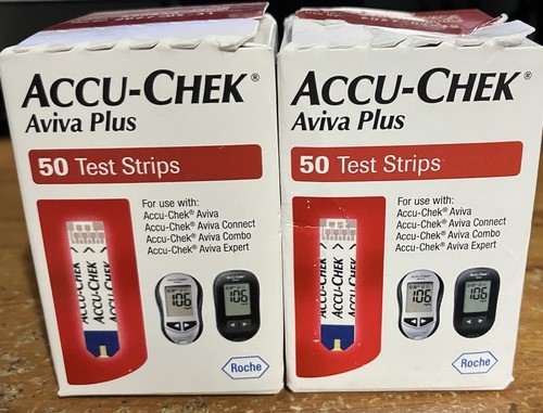 Aviva Plus Roche 100 Accu-Chek Aviva Plus Test Strips~Exp~5/27~9/27~$61.48~Free Ship | eBay