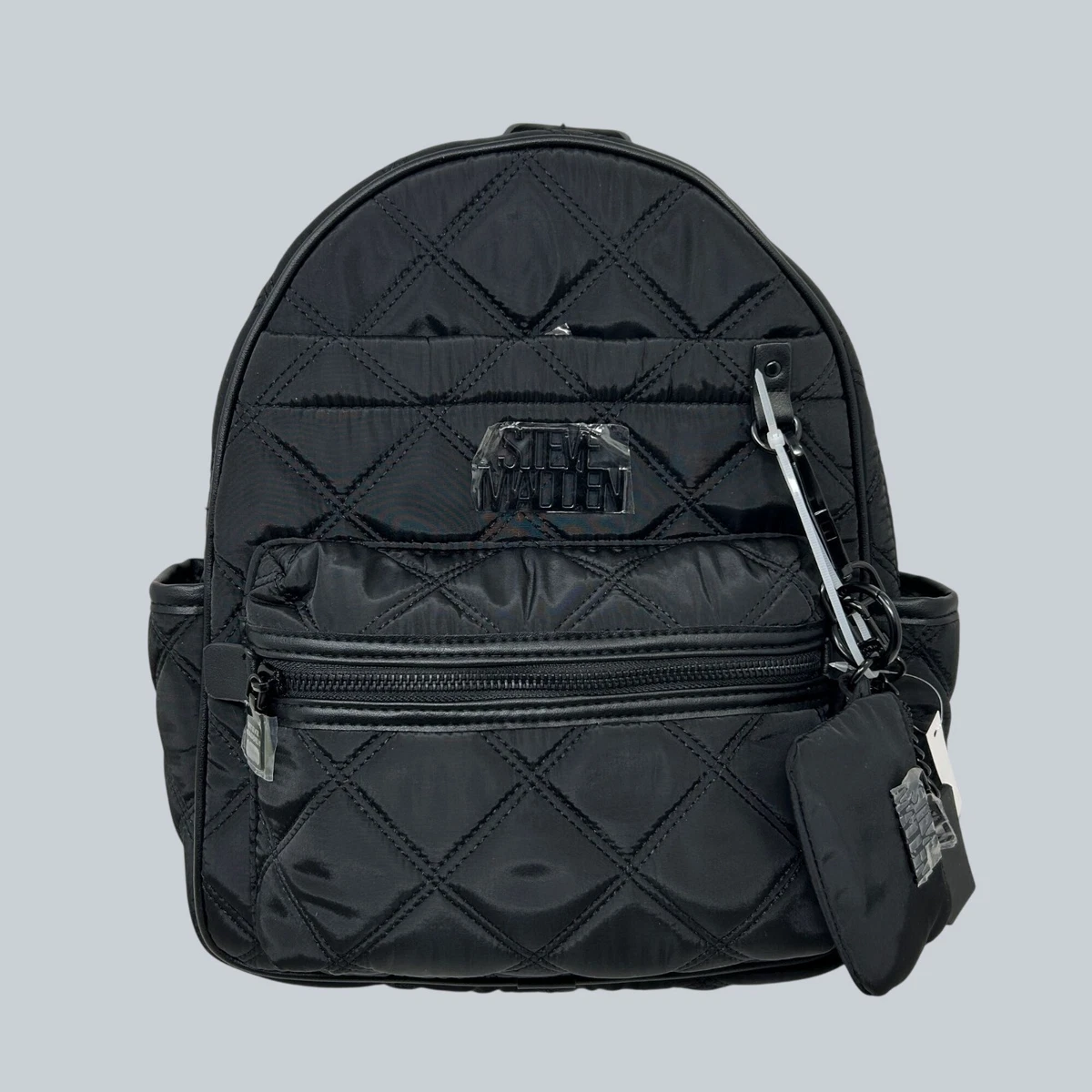STEVE MADDEN Bauroraa Black Backpack Quilted Sling Bag w/ Pouch NWT Steve Madden Backpack Quilted Bags & Handbags for Women | eBay main image 4