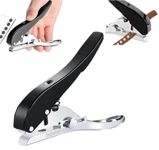 Single Hole Punch Heavy Duty Hole Puncher Single Handheld Paper Punch Small Hole