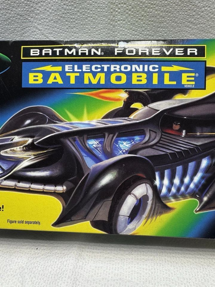 Batimóvil electrónico Kenner 1995 Batman Forever de colección solo en caja Foto 3 de 4